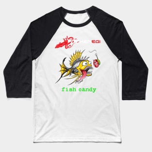 Fish Candy Kraken Baseball T-Shirt
